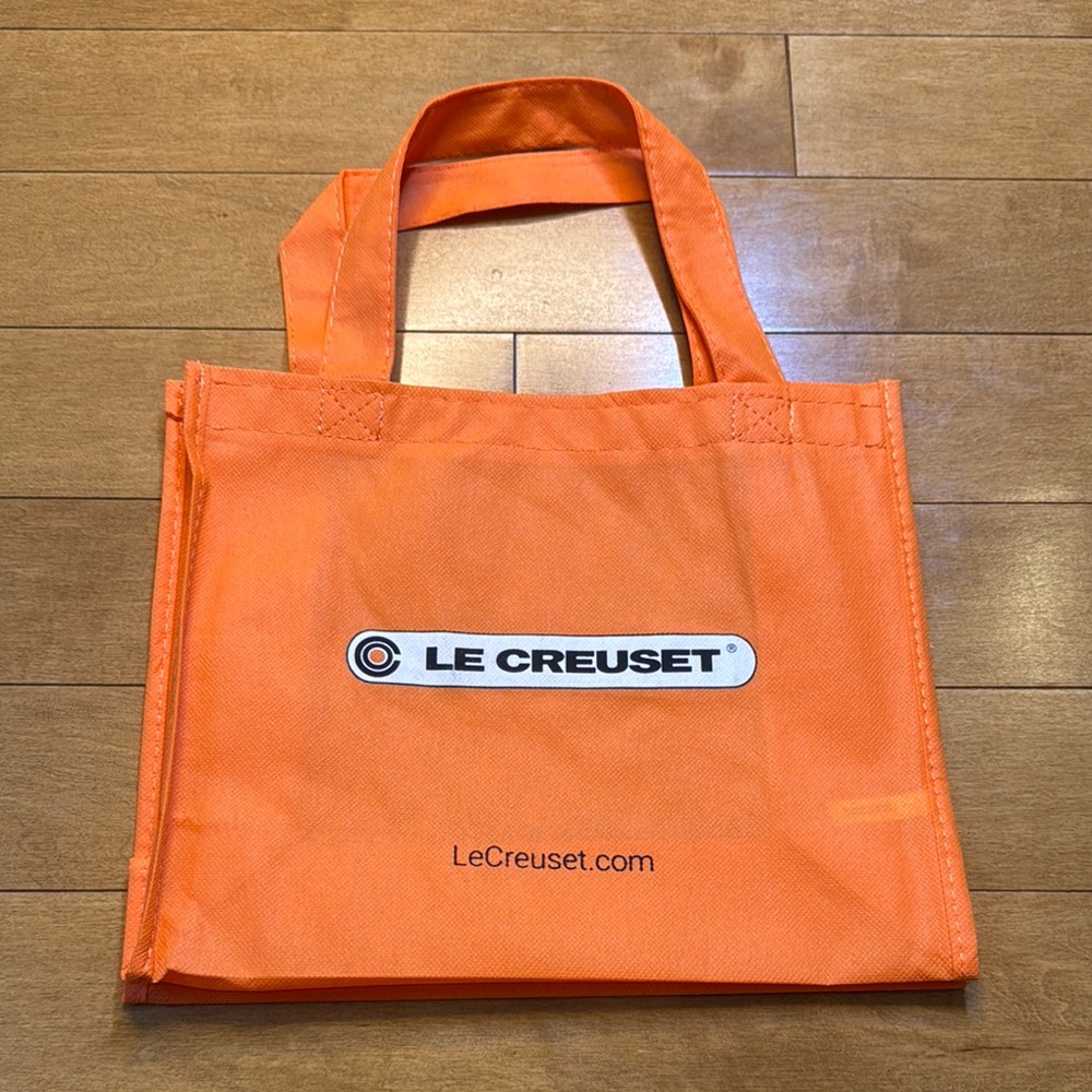 Le Creuset Orange Mini Shopping Tote